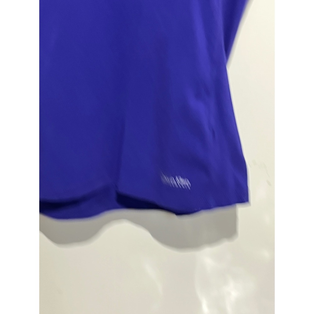 Calvin Klein Performance Womens Cobalt Blue Quick Dry V-Neck T-Shirt Size M - Picture 5 of 9